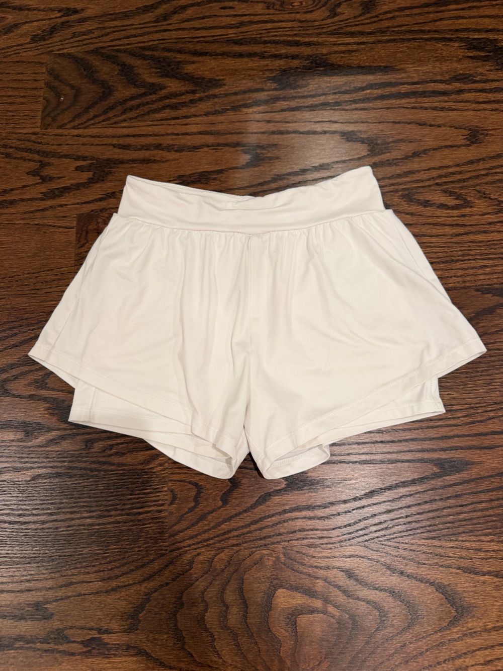 Crewcuts Off-White Double-Layer Athletic Shorts